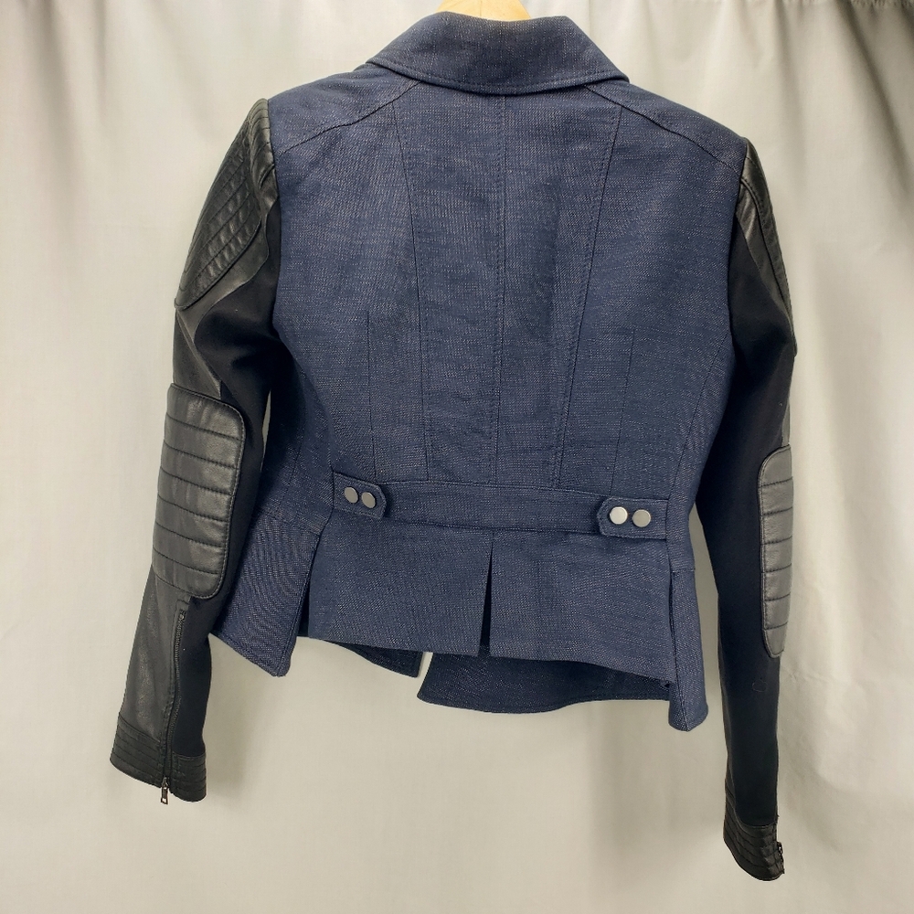 BCBG Max Azria Moto Jacket Size M NWT - Picture 3 of 7